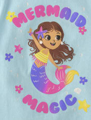 Baby And Toddler Girls Mermaid Magic Graphic Tee