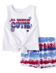 Toddler Girls American Cutie 2-Piece Outfit Set