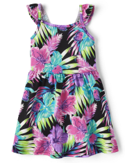 Baby And Toddler Girls Tropical Flutter Dress