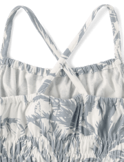 bébé et tout-petit, fille Famille assortie Palm Tree Ruffle Robes