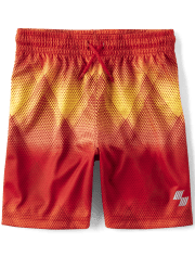 Boys Print Mesh Performance Basketball Shorts