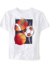 Top deportivo con gráfico para niños