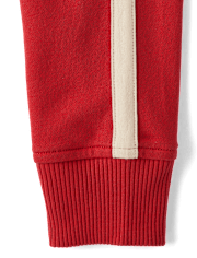Boys Side Stripe French Terry Zip Up Hoodie