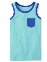 Camiseta sin mangas con bolsillo para niños
