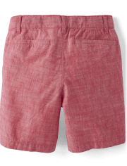 Shorts chinos con textura para niños