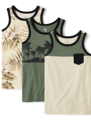 Boys Graphic Tank Top 3-Pack