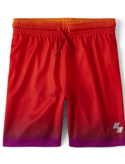 Boys Print Mesh Performance Basketball Shorts