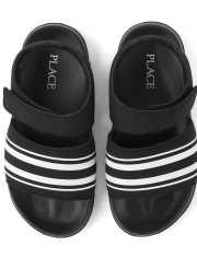 Boys Striped Sandals