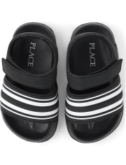 Toddler Boys Striped Sandals