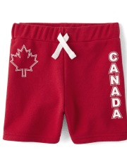 tout-petit Short Canada Tissu bouclette pour garçons