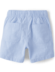 Niñitos Shorts tipo jogger texturizados sin cierres