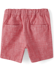 Baby And Toddler Boys Textured Chino Shorts