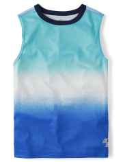 Boys Print Performance Muscle Tank Top