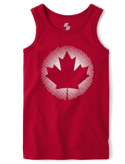 Boys Maple Leaf Tank Top