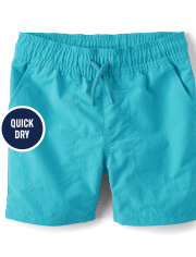 Boys Quick Dry Pull On Pool To Play Shorts