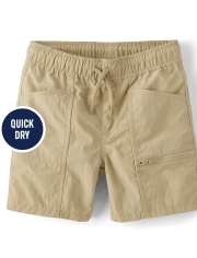 Boys Quick Dry Pull On Cargo Shorts