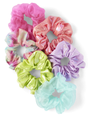 Girls Shimmer Scrunchie 6-Pack