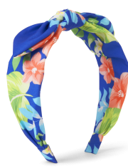 Girls Tropical Bow Headband