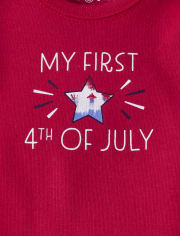 Unisex Baby First Fourth Of July 2-Piece Playwear Set