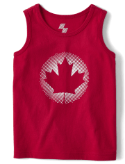 Toddler Boys Maple Leaf Tank Top