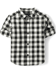 Baby And Toddler Boys Matching Family Long Sleeve Gingham Baby And Toddler Boys Matching Family Long Sleeve Gingham