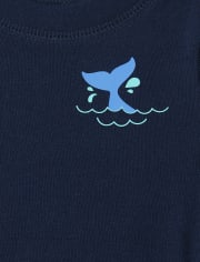 Baby Boys Whale Bodysuit 5-Pack