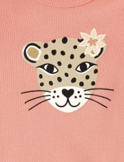 Baby Girls Leopard Bodysuit 5-Pack