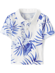 Baby And Toddler Boys Matching Family Tropical Polo