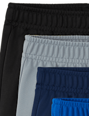 Toddler Boys Basketball Shorts 5-Pack