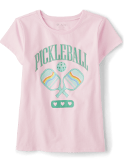 Girls Pickleball Graphic Tee