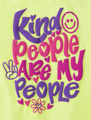 Niña Kind People Camisetas estampadas