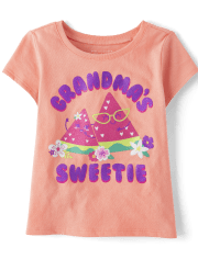 bébé et tout-petit, fille Grandma T-shirt imprimé
