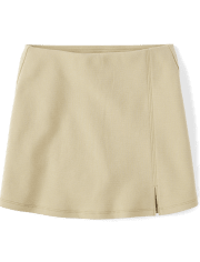 Girls Uniform Ponte Knit A Line Skort
