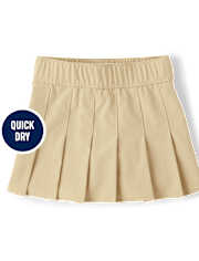 Girls Uniform Quick Dry Pleated Skort