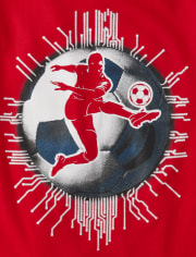 Boys Soccer Graphic Tee