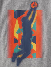 Boys Basketball Player Graphic Tee