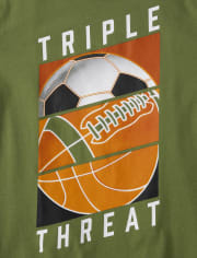 Boys Triple Threat Graphic Tee