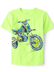 Boys Motorcycle Graphic Tee