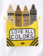 Baby And Toddler Boys Crayons Graphic Tee