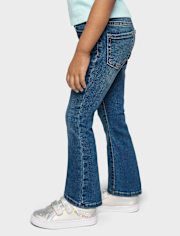 Baby And Toddler Girls Flare Jeans