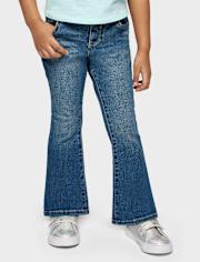 Baby And Toddler Girls Flare Jeans