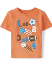 Baby And Toddler Boys Sport Numbers Graphics