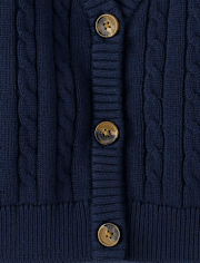 Girls Cable Knit Cardigan