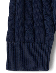 Girls Cable Knit Cardigan