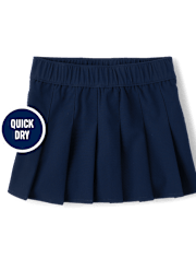 Toddler Girls Uniform Quick Dry Pleated Skort