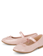 Girls Bow Ballet Flats