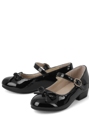 tout-petit, fille Boucle Cuir synthétique verni talon bas Chaussures