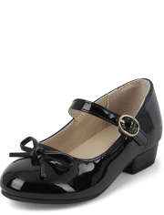 tout-petit, fille Boucle Cuir synthétique verni talon bas Chaussures