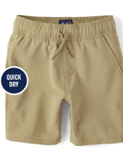 Boys Quick Dry Pull On Jogger Shorts