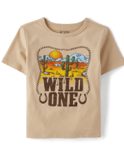 Baby And Toddler Boys Wild One Graphic Tee